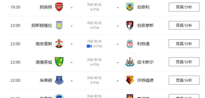 英超前瞻：阿森纳的绝地救赎